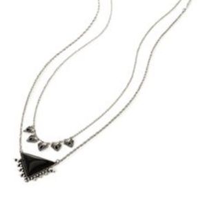 Triangle Pendant Necklace Set